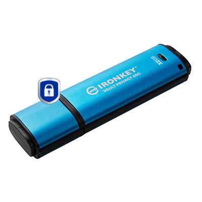 Kingston Technology IronKey 32GB USB-C Vault Privacy 50C AES-256 versleuteling, FIPS 197 - Afbeelding 3