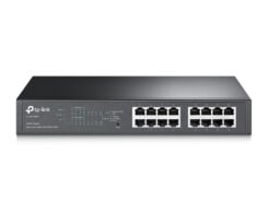 TP-Link TL-SG1016PE Managed L2 Gigabit Ethernet (10/100/1000) Power over Ethernet (PoE) 1U Zwart - Afbeelding 2