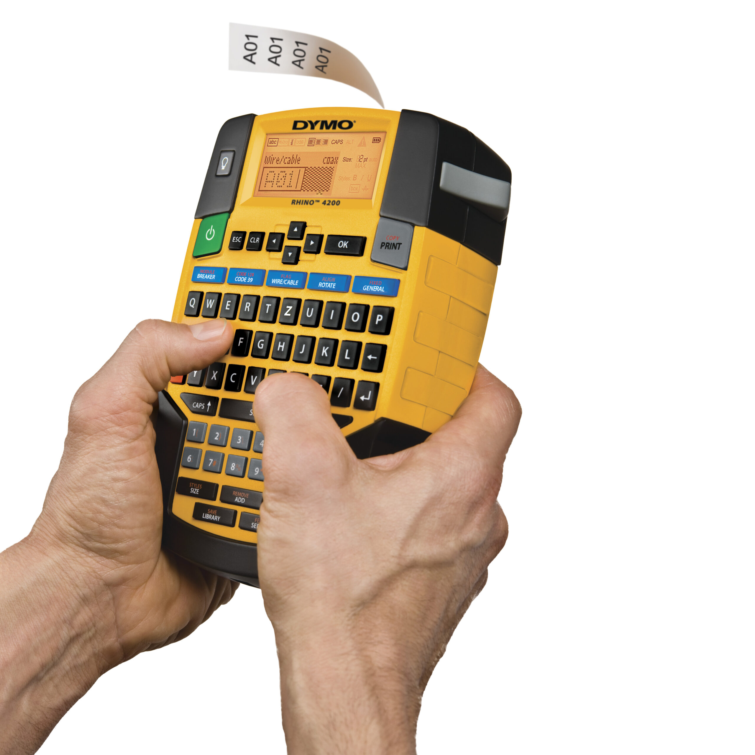 DYMO RHINO 4200 labelprinter Thermo transfer QWERTZ - Afbeelding 3
