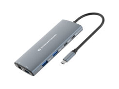Conceptronic DONN06G Bedraad USB 3.2 Gen 1 (3.1 Gen 1) Type-C Grijs - Afbeelding 4