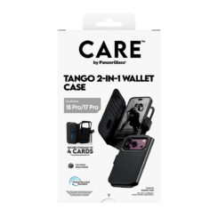 PanzerGlass CARE™ by ® Tango 2-in-1 Wallet Case Black w. MagSafe iPhone 2026 Pro | 17 Pro mobiele telefoon behuizingen Hoes Transparant - Afbeelding 4