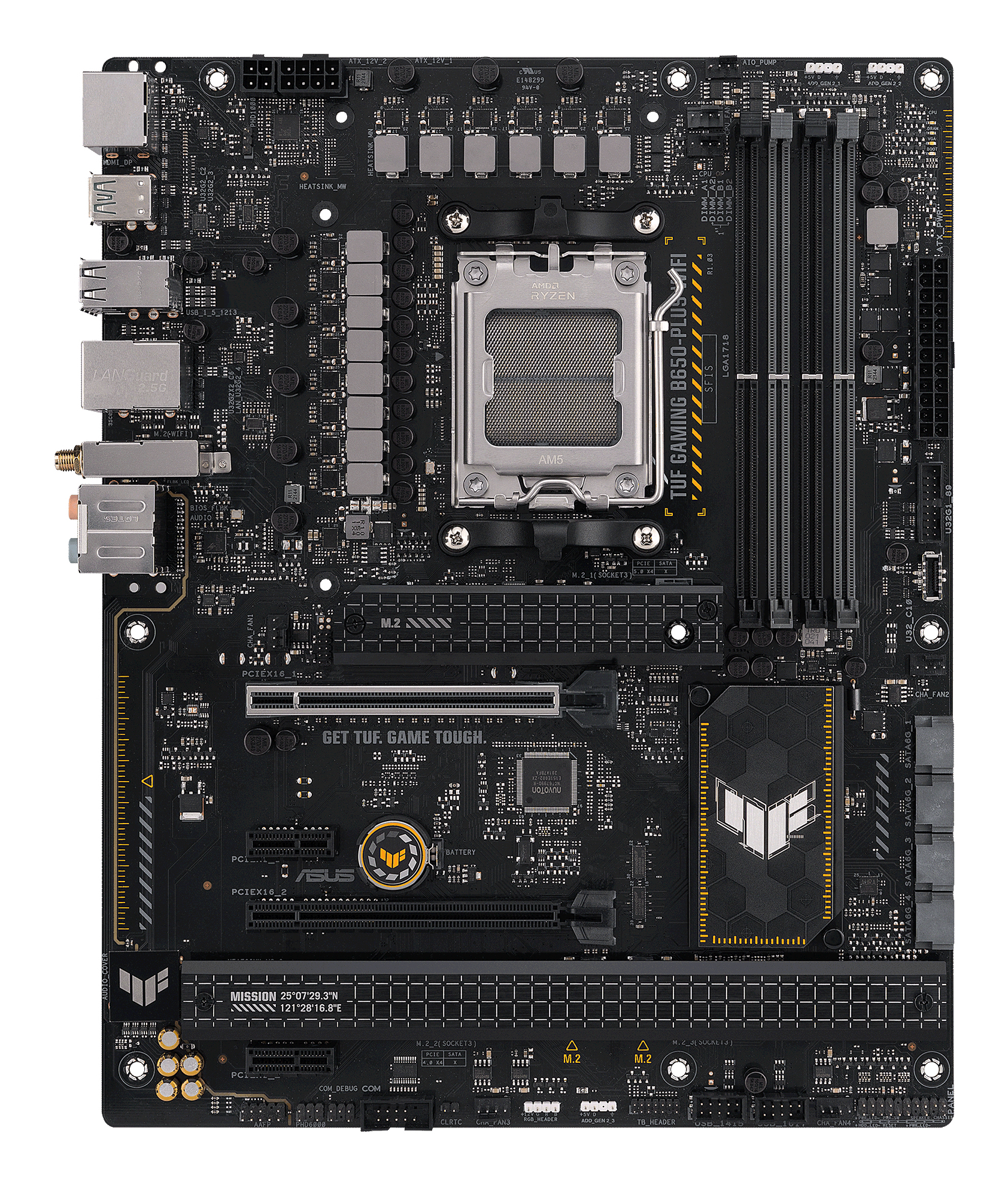 ASUS TUF GAMING B650-PLUS WIFI AMD B650 Socket AM5 ATX - Afbeelding 4