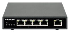 Intellinet 5-poorts Gigabit Ethernet PoE+ netwerk switch, 4x PoE-poorten, IEEE 802.3at/af conform, 62 W PoE-budget, endspan, desktopuitvoering, 3 jaar garantie - Afbeelding 4