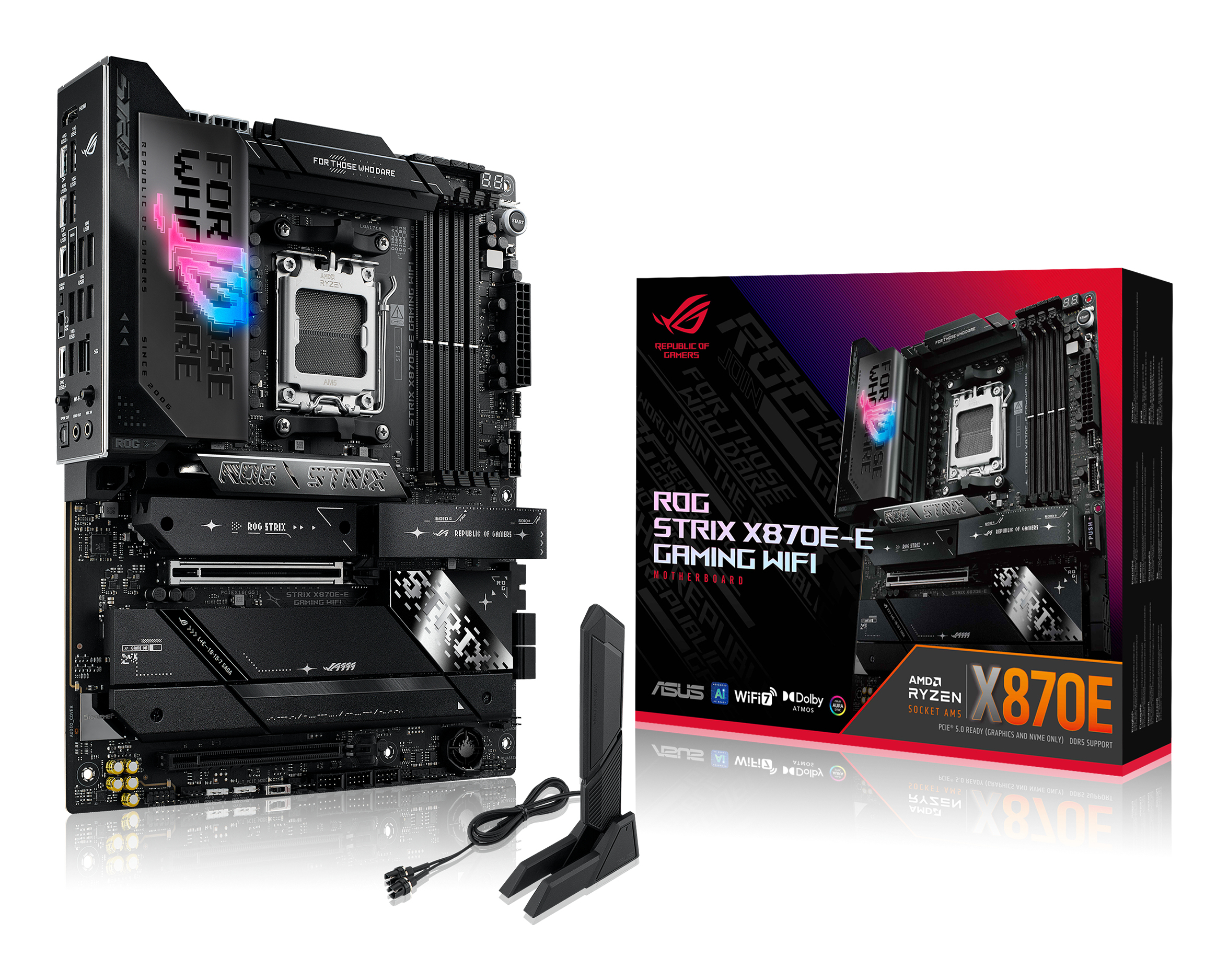 ASUS ROG STRIX X870E-E GAMING WIFI AMD X870E Socket AM5 ATX - Afbeelding 2