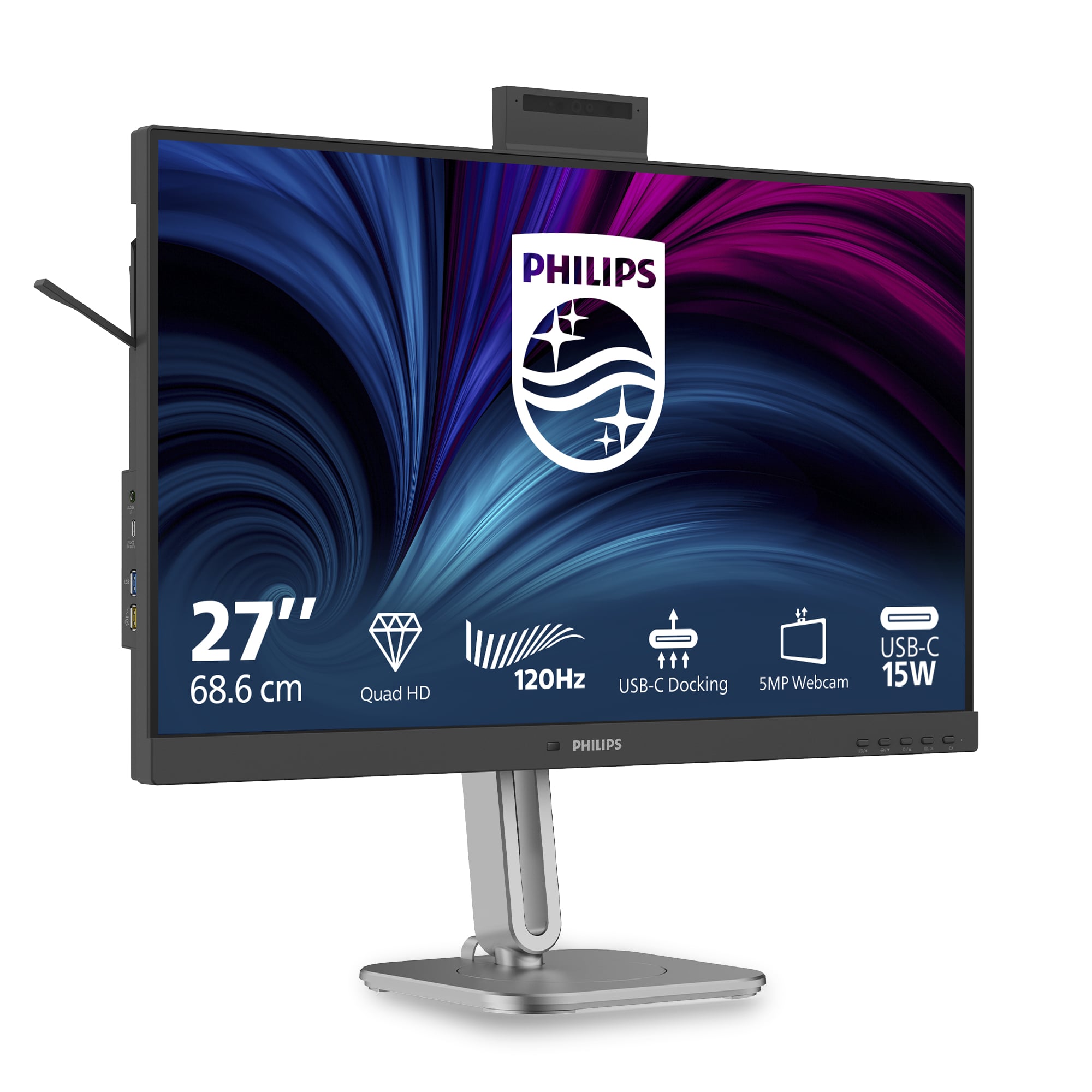 Philips 4000 series 27B2U4601H/00 computer monitor 68,6 cm (27") 2560 x 1440 Pixels Quad HD LCD Zwart - Afbeelding 3