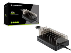 Conceptronic OZUL02B oplader voor mobiele apparatuur Universeel Zwart AC Binnen - Afbeelding 5