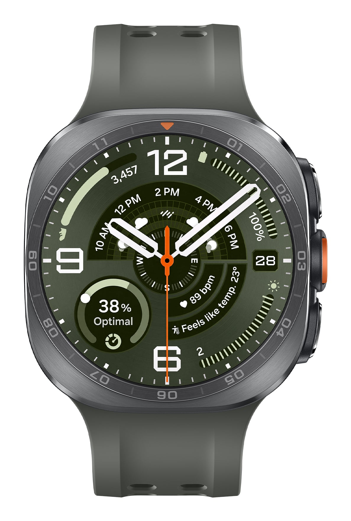 Samsung Galaxy Watch Ultra2 3,81 cm (1.5") AMOLED 47 mm Digitaal 498 x 498 Pixels Touchscreen 4G Zilver Wifi GPS - Afbeelding 3