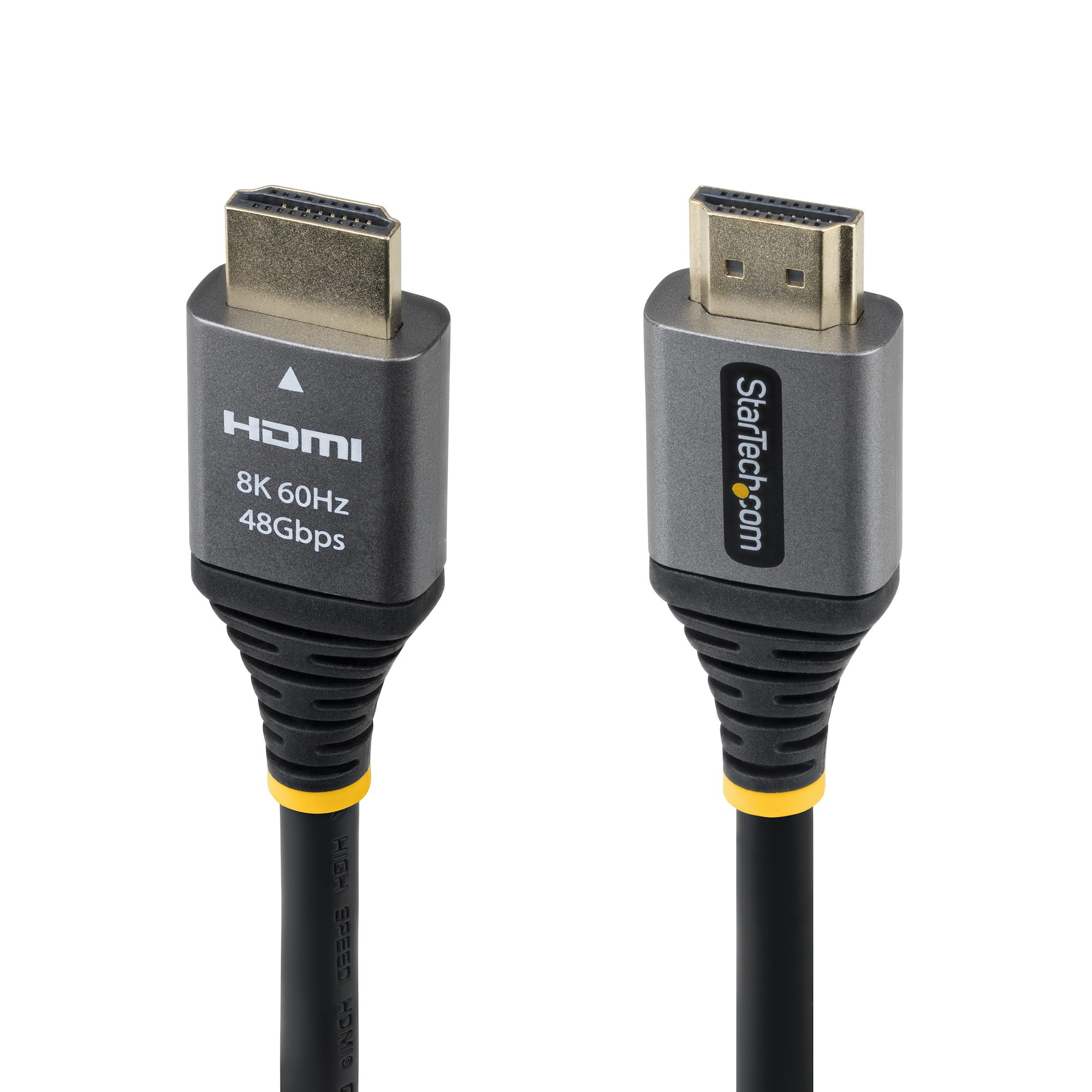 StarTech.com 30cm Gecertificeerde Ultra High Speed HDMI Kabel, 8K 60Hz/4K 120Hz, HDMI 2.1, HDR10+/eARC, 48Gbps, 8K HDMI, Monitor/TV/Display, flexibele TPE-mantel