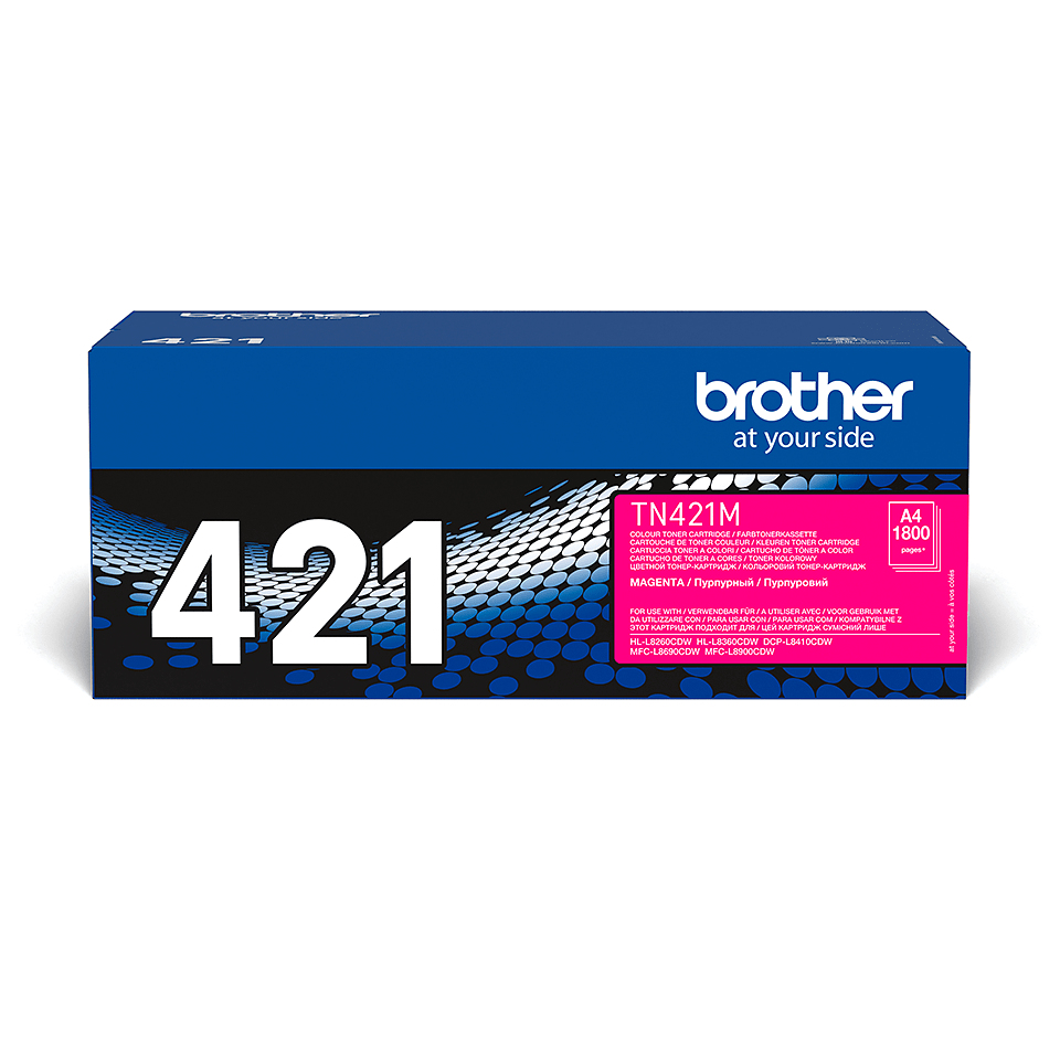 Brother TN-421M tonercartridge 1 stuk(s) Origineel Magenta - Afbeelding 2