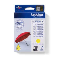 Brother LC225XLY inktcartridge 1 stuk(s) Origineel Hoog (XL) rendement Geel
