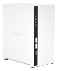 QNAP TS-233 data-opslag-server NAS Tower ARM Cortex-A55 2 GB 0 TB QNAP QTS Wit - Afbeelding 3