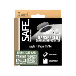 PanzerGlass SAFE. by ® Camera Lens Protector Transparent iPhone 17e | 16e Doorzichtige schermbeschermer Apple 1 stuk(s) - Afbeelding 4
