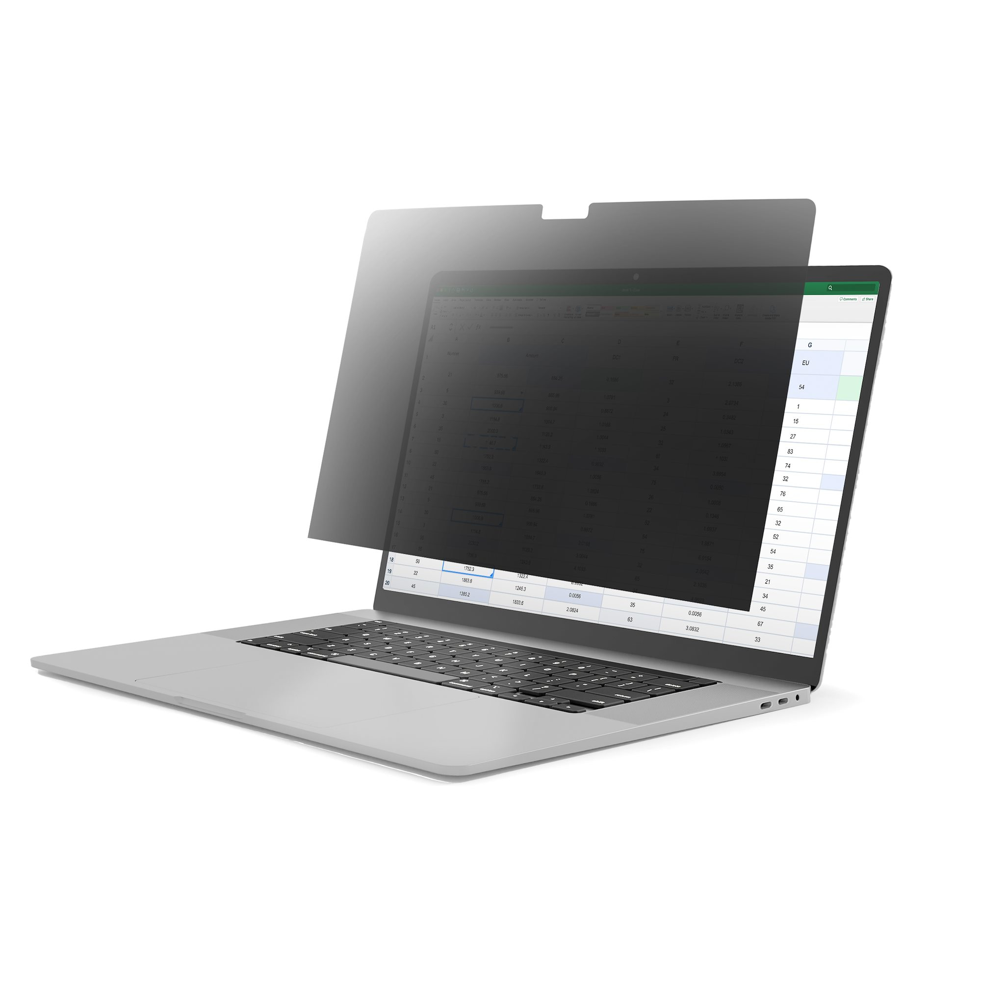StarTech.com 16-inch MacBook Pro M1 M2 M3 M4 Flip-Over Laptop Privacy Filter, Blauw Licht Filter, Dubbelzijdig, Anti-Reflectie Mat of Glanzend