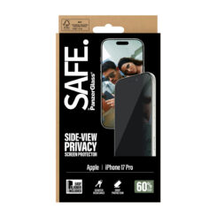 PanzerGlass SAFE. by ® 2-Way Privacy Screen Protector iPhone 17 Pro | Ultra-Wide Fit w. EasyAligner Doorzichtige schermbeschermer Apple 1 stuk(s) - Afbeelding 4