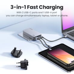 Ugreen Nexode Pro 65W GaN Travel Charger Binnen - Afbeelding 5