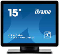 iiyama ProLite T1521MSC-B2 computer monitor 38,1 cm (15") 1024 x 768 Pixels XGA LED Touchscreen Tafelblad Zwart - Afbeelding 3