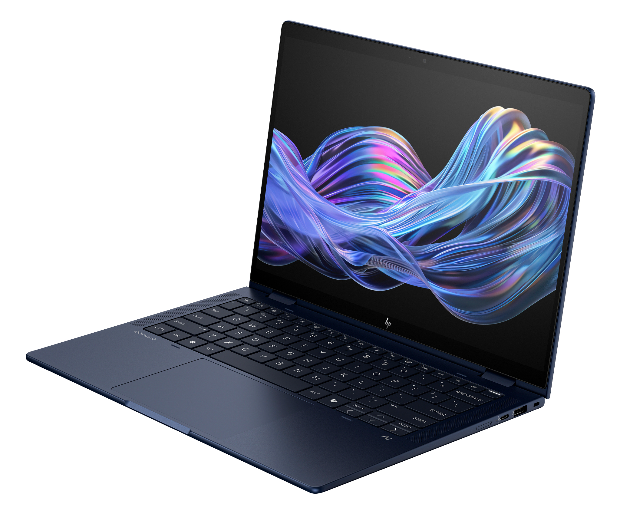 HP EliteBook X Flip G1i Next Gen AI Wolf Pro Security Edition Copilot+ PC Intel Core Ultra 7 258V Hybride (2-in-1) 35,6 cm (14") Touchscreen WUXGA 32 GB LPDDR5x-SDRAM 1 TB SSD Wi-Fi 7 (802.11be) Windows 11 Pro Blauw AZERTY - Afbeelding 4