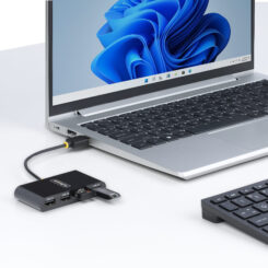 StarTech.com 4-Port USB 2.0 Hub, USB Bus Powered, Compacte Travel USB Hub, USB 2.0 Splitter, Multi-Port Mini USB Hub, 480Mbps, Overspanningsbeveiliging (OCP) - Afbeelding 6