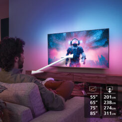 Philips 85MLED910/12 tv 2,16 m (85") 4K Ultra HD Smart TV Wifi Zwart - Afbeelding 6