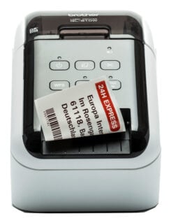Brother QL-810W labelprinter Direct thermisch Kleur 300 x 600 DPI 176 mm/sec Bedraad en draadloos DK Wifi