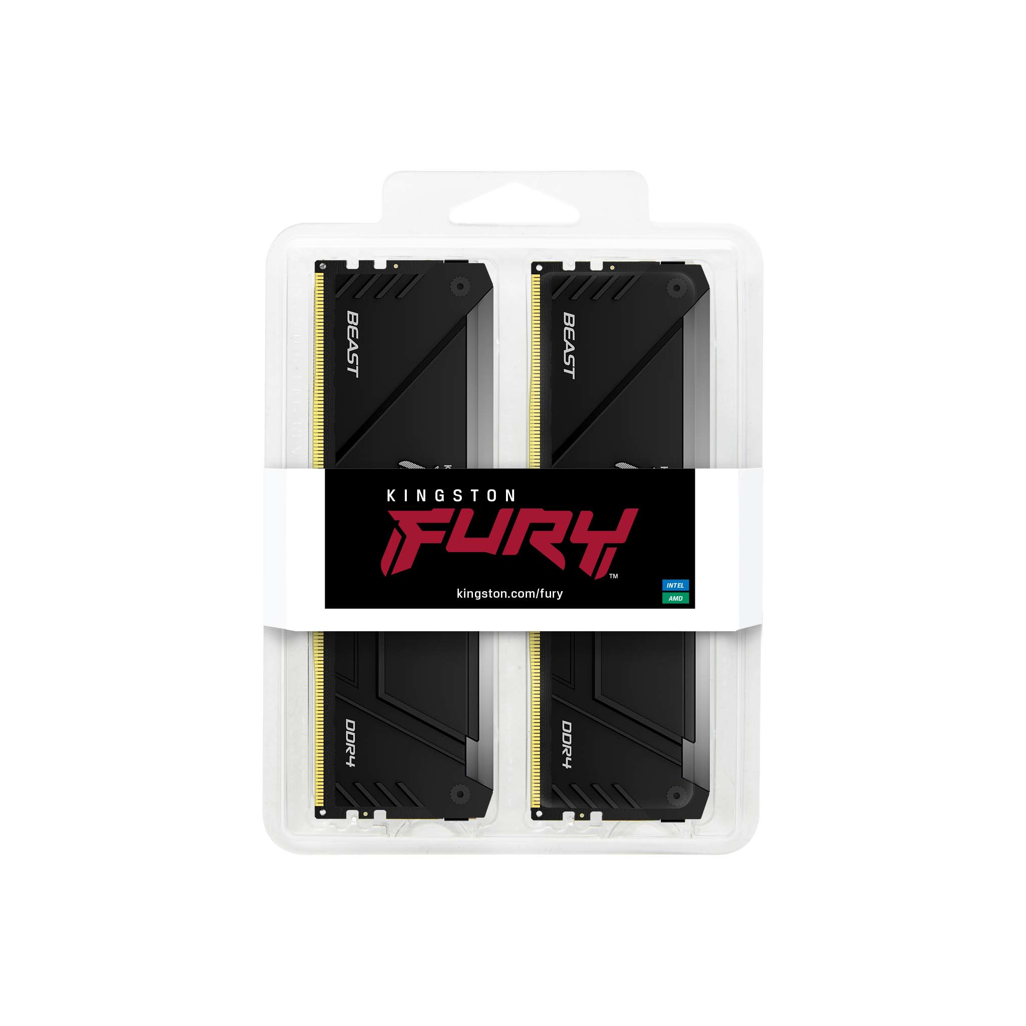 Kingston Technology FURY Beast 32GB 3600MT/s DDR4 CL18 DIMM (Sets van 2) RGB - Afbeelding 4
