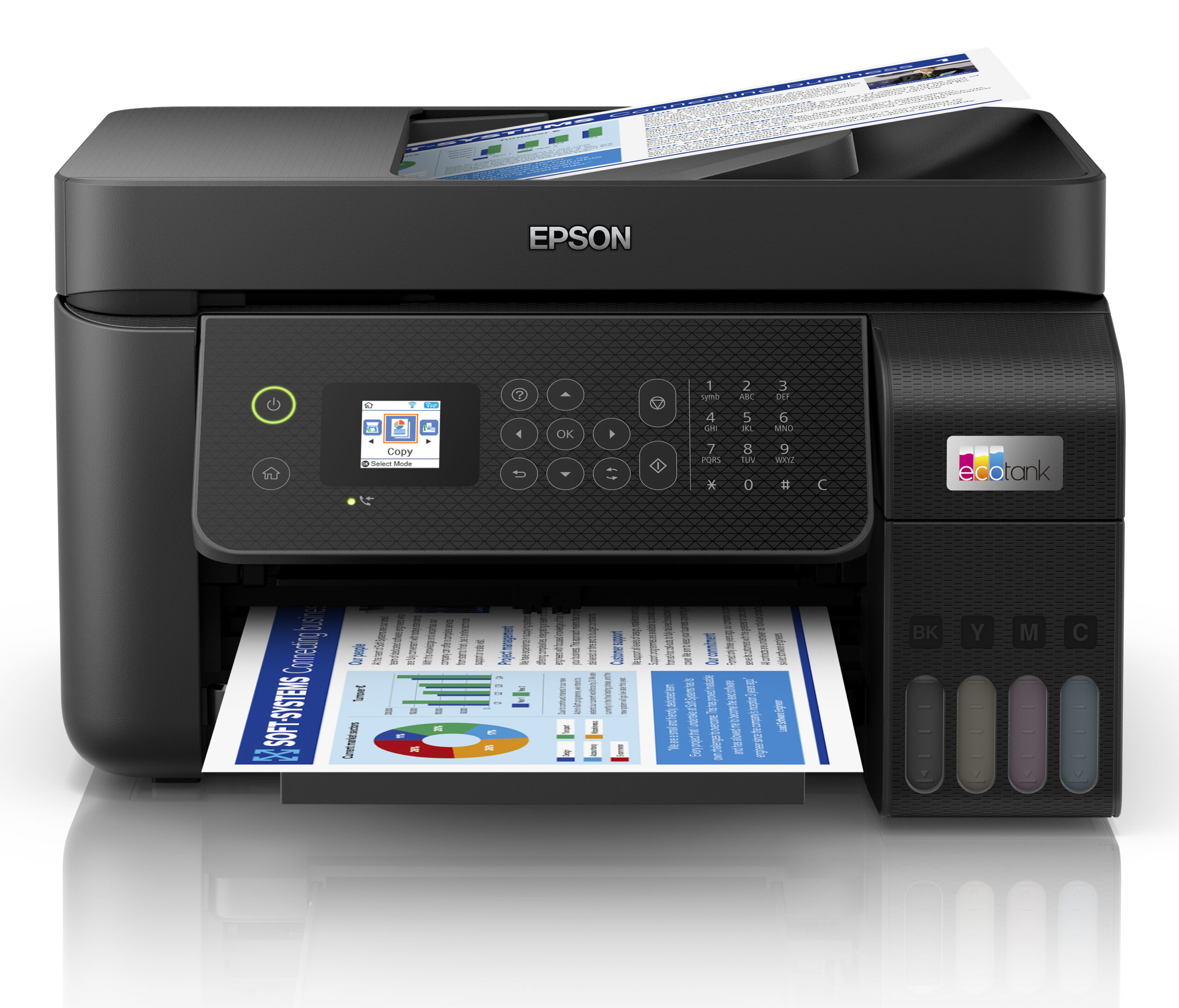 Epson EcoTank ET-4800 A4 multifunctionele Wi-Fi-printer met inkttank, inclusief tot 3 jaar inkt - Afbeelding 3