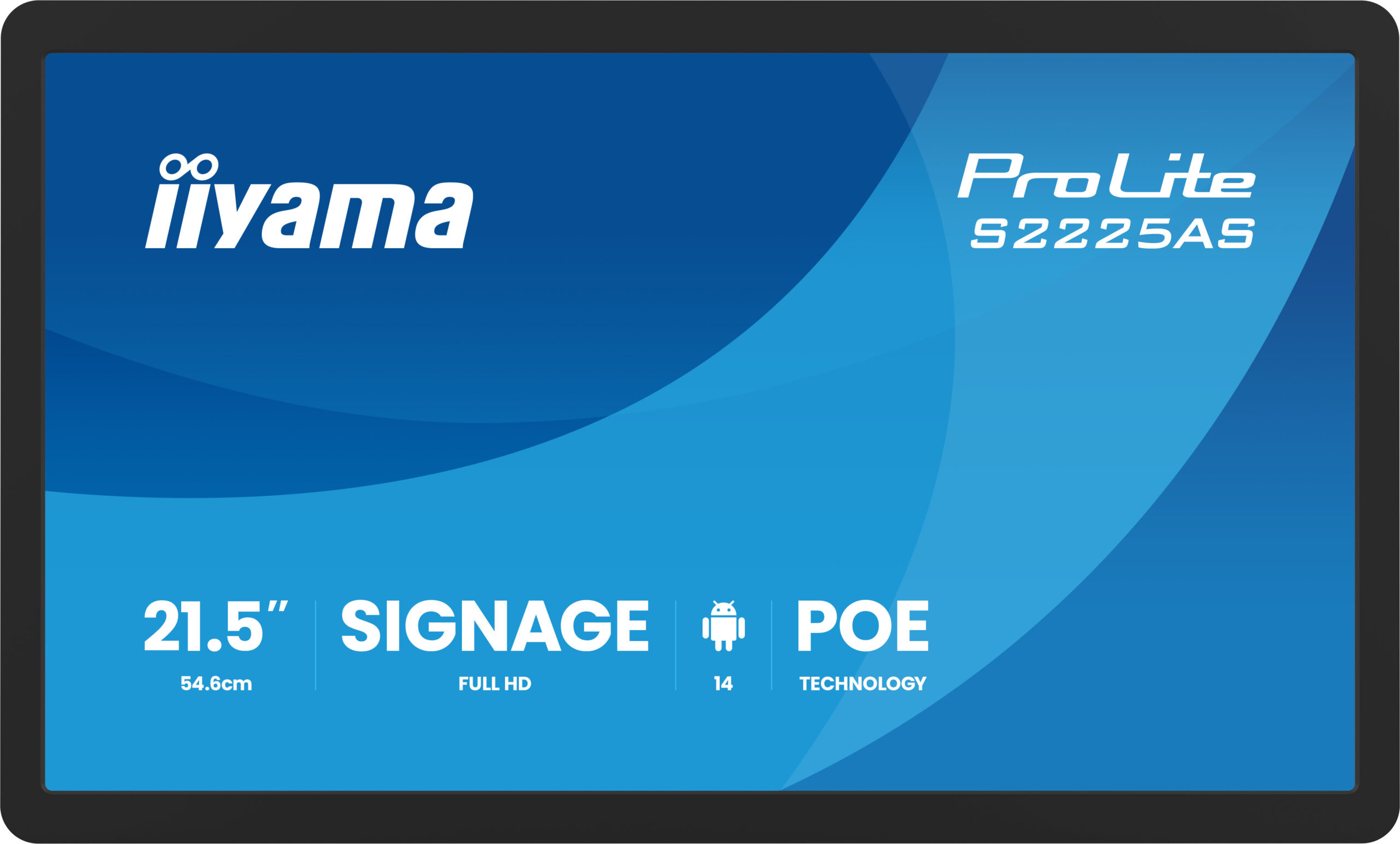 iiyama ProLite S2225AS-B1P Digitale signage flatscreen 54,6 cm (21.5") LCD Wifi 500 cd/m² Full HD Zwart Type processor Android 24/7 - Afbeelding 3