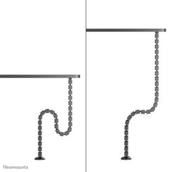 Neomounts ADS06-130BL Kabelgeleider - schroefbevestiging - universeel - Afbeelding 5
