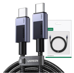 Ugreen 45068 USB-kabel 2 m USB C 0,48 Gbit/s 240 W Zwart, Grijs - Afbeelding 3
