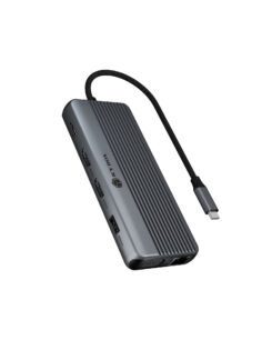 ICY BOX IB-DK4062-CPD Bedraad USB 3.2 Gen 1 (3.1 Gen 1) Type-C Antraciet