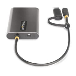 StarTech.com USB-C naar Dual-HDMI Adapter, USB-C of A naar 2x HDMI, 4K 60Hz, 100W Power Delivery Pass-Through, 30cm Ingebouwde Kabel, USB naar HDMI Multi-Monitor Converter voor Laptop - Afbeelding 5