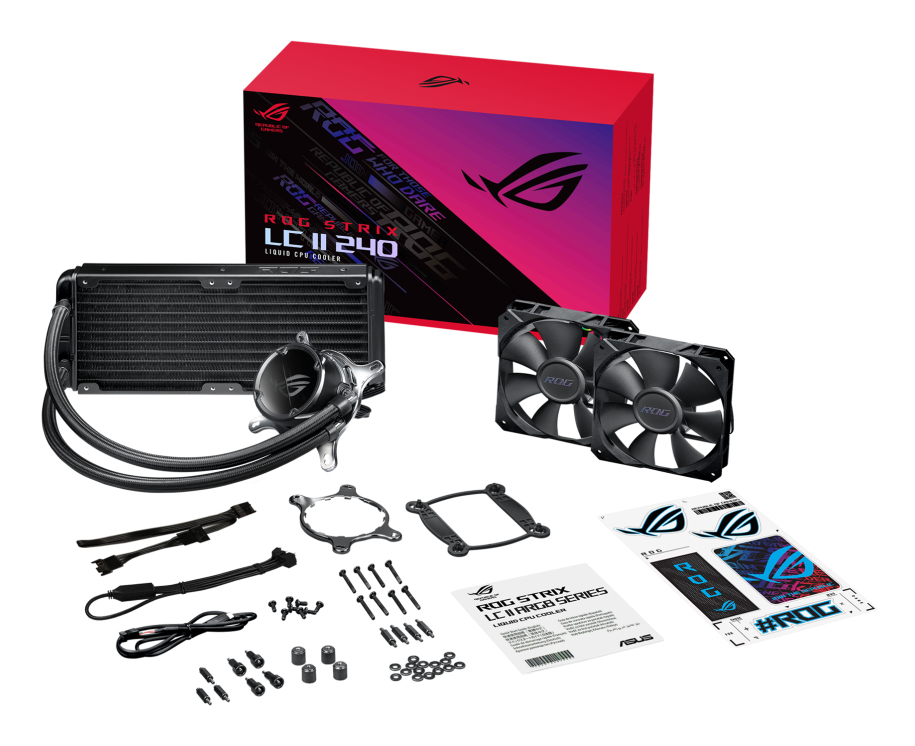 ASUS ROG STRIX LC II 360 Processor Kit voor vloeistofkoeling 12 cm Zwart 1 stuk(s) - Afbeelding 6
