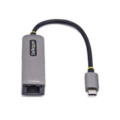 StarTech.com 2.5GbE USB-C naar Ethernet Adapter, 100W PD Pass-Through, NBASE-T NIC, USB 3.0 Type-C 2.5/1G Multi Speed Netwerk, Thunderbolt Compatibel, Windows & Mac - Afbeelding 4