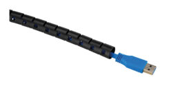 Neomounts ADS06-140BL Kabelspiraal - voor 1-3 kabels - universeel - Afbeelding 4