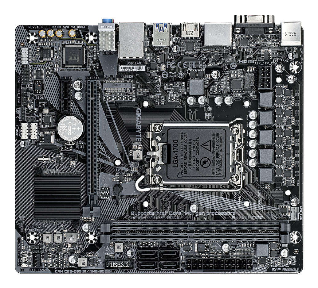 GIGABYTE H610M S2H V3 DDR4 Moederbord - Afbeelding 5