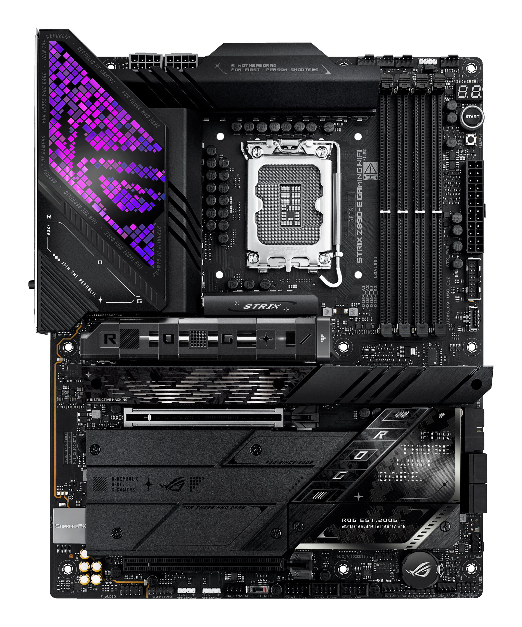 ASUS ROG STRIX Z890-E GAMING WIFI Intel Z890 LGA 1851 (Socket V1) ATX - Afbeelding 4