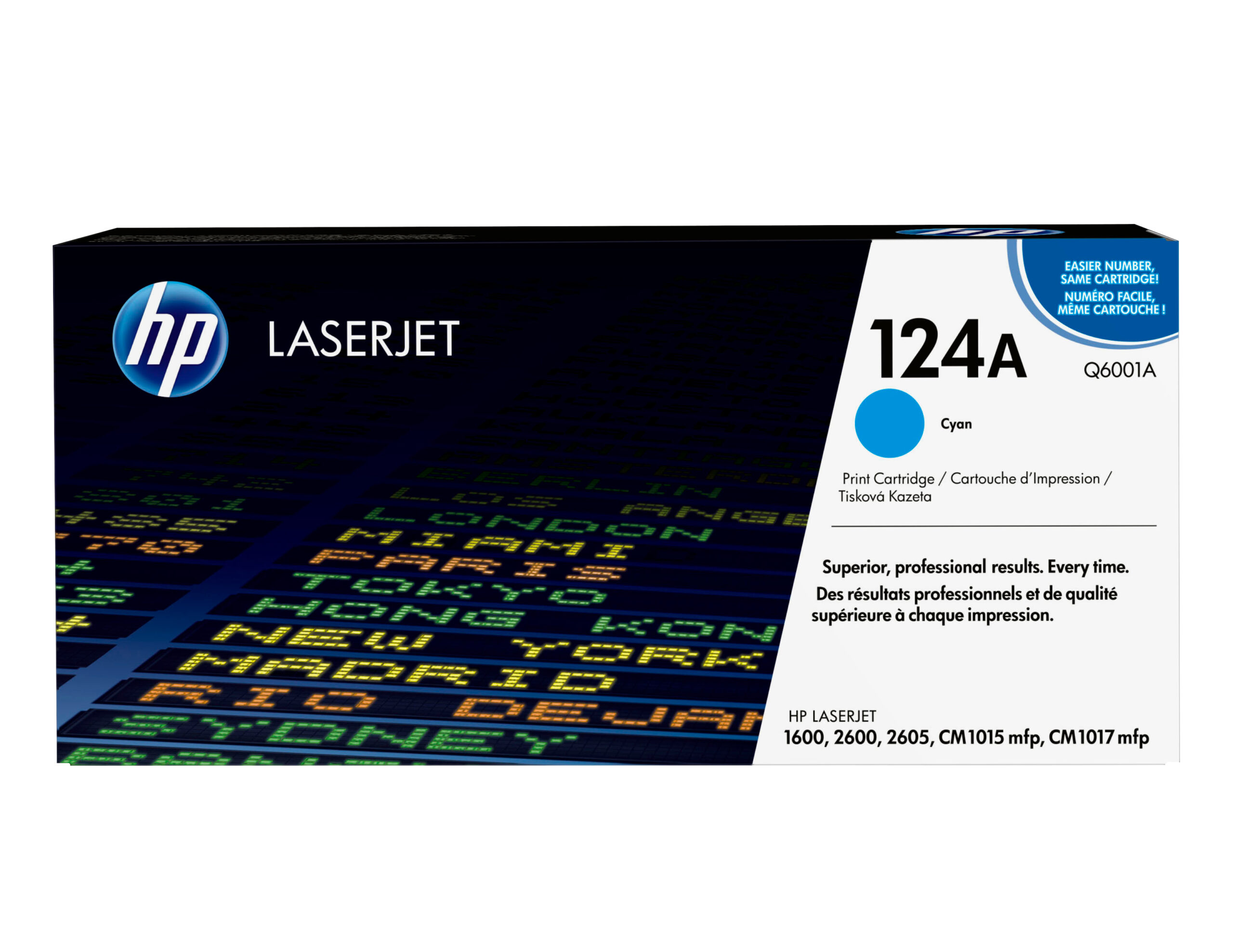 HP 124A originele cyaan LaserJet tonercartridge - Afbeelding 2