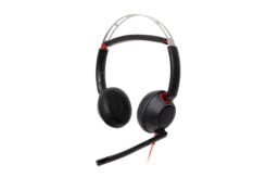 HP Poly Blackwire 5220 Stereo USB-C Headset + 3,5 mm plug + USB-C/A adapter - Afbeelding 4