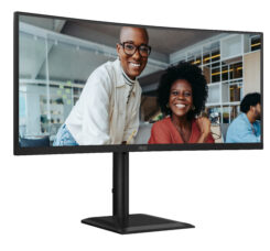 AOC CU34E4C computer monitor 86,4 cm (34") 3440 x 1440 Pixels UltraWide Quad HD LED Zwart - Afbeelding 6