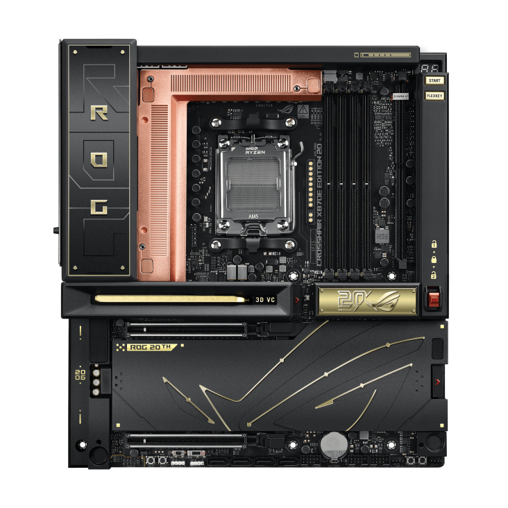 ASUS ROG CROSSHAIR X870E EDITION 20 AM5 - Afbeelding 4