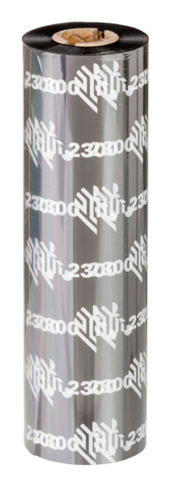 Zebra 2300 Performance Wax thermal ribbon 74 m Zwart - Afbeelding 2