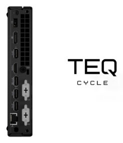 Teqcycle Lenovo Thinkcentre M70Q Intel® Core™ i5 i5-10400T 16 GB DDR4-SDRAM 256 GB SSD Windows 11 Pro Mini PC Zwart - Afbeelding 3