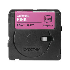 Brother BTAG-P35 labelprinter-tape Wit op roze - Afbeelding 6
