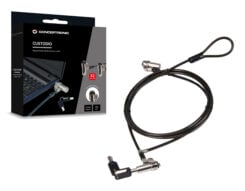 Conceptronic CUSTODIO02BNTM kabelslot Zwart 1,8 m - Afbeelding 5
