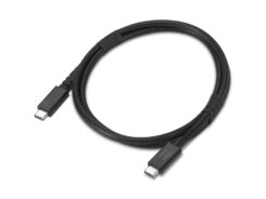 Lenovo 4X91U94413 USB-kabel USB4 Gen 3x2 1 m USB C 40 Gbit/s Zwart