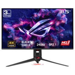ASUS ROG Swift OLED PG32UCDM3 computer monitor 80 cm (31.5") 3840 x 2160 Pixels 4K Ultra HD QD-OLED Zwart