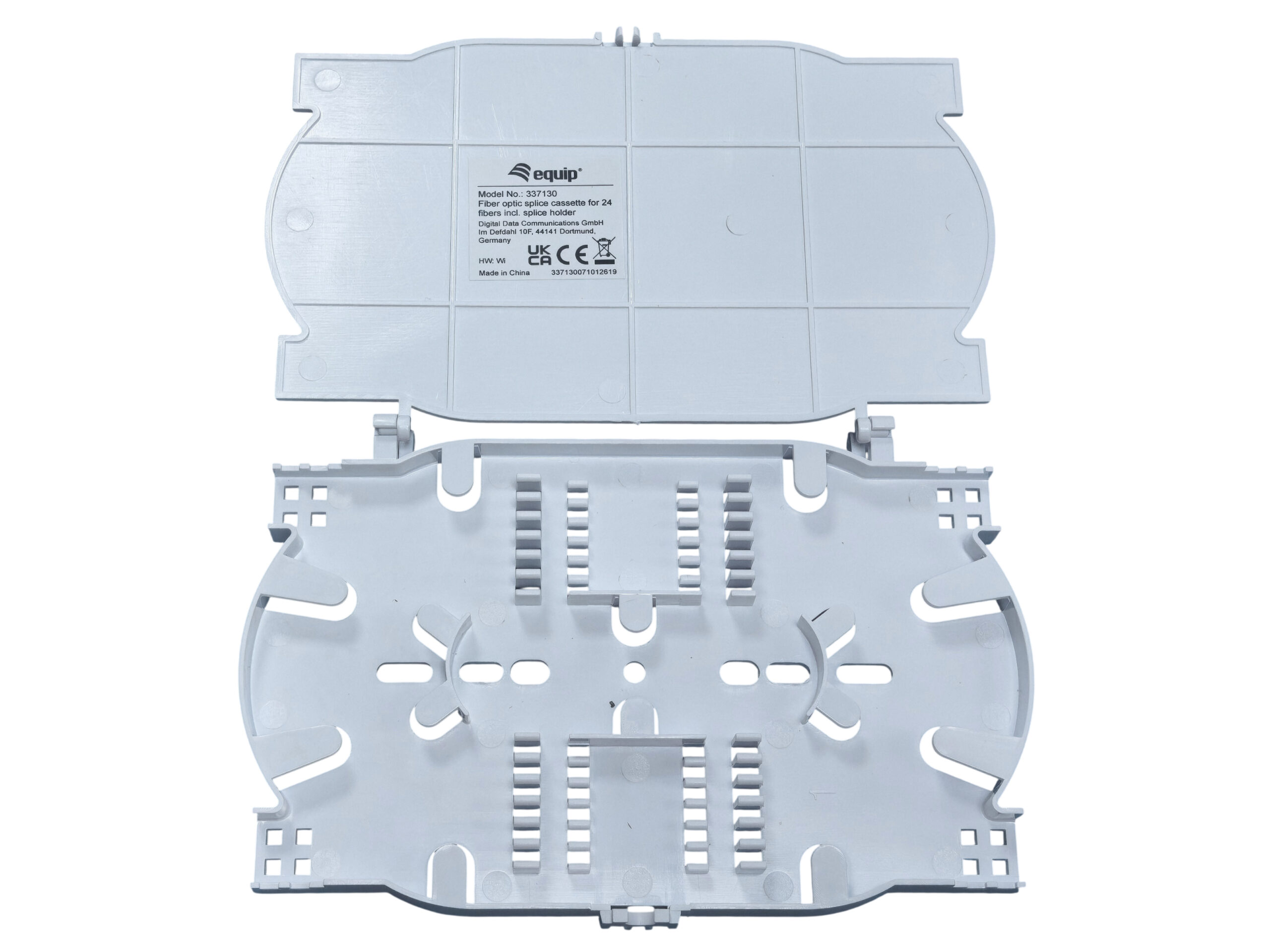 Equip 337130 splice tray 24 stuk(s) Wit Geschikt voor gebruik binnen 1 stuk(s) - Afbeelding 4