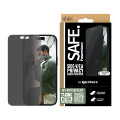 PanzerGlass SAFE. by ® 2-Way Privacy Screen Protector iPhone 16 | 15 | Ultra-Wide Fit Doorzichtige schermbeschermer Apple 1 stuk(s) - Afbeelding 3