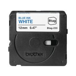 Brother BTAG-233 labelprinter-tape Blauw op wit - Afbeelding 4