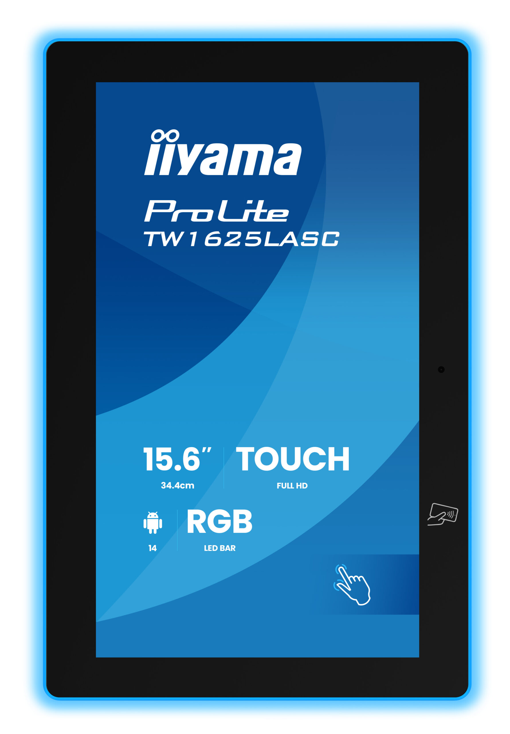 iiyama TW1625LASC-B3PNR scherm voor vergaderzalen 39,6 cm (15.6") 1920 x 1080 Pixels LED Wi-Fi 6 (802.11ax), Wi-Fi 5 (802.11ac), Wi-Fi 4 (802.11n), 802.11g, 802.11a, 802.11b Zwart Bluetooth - Afbeelding 3
